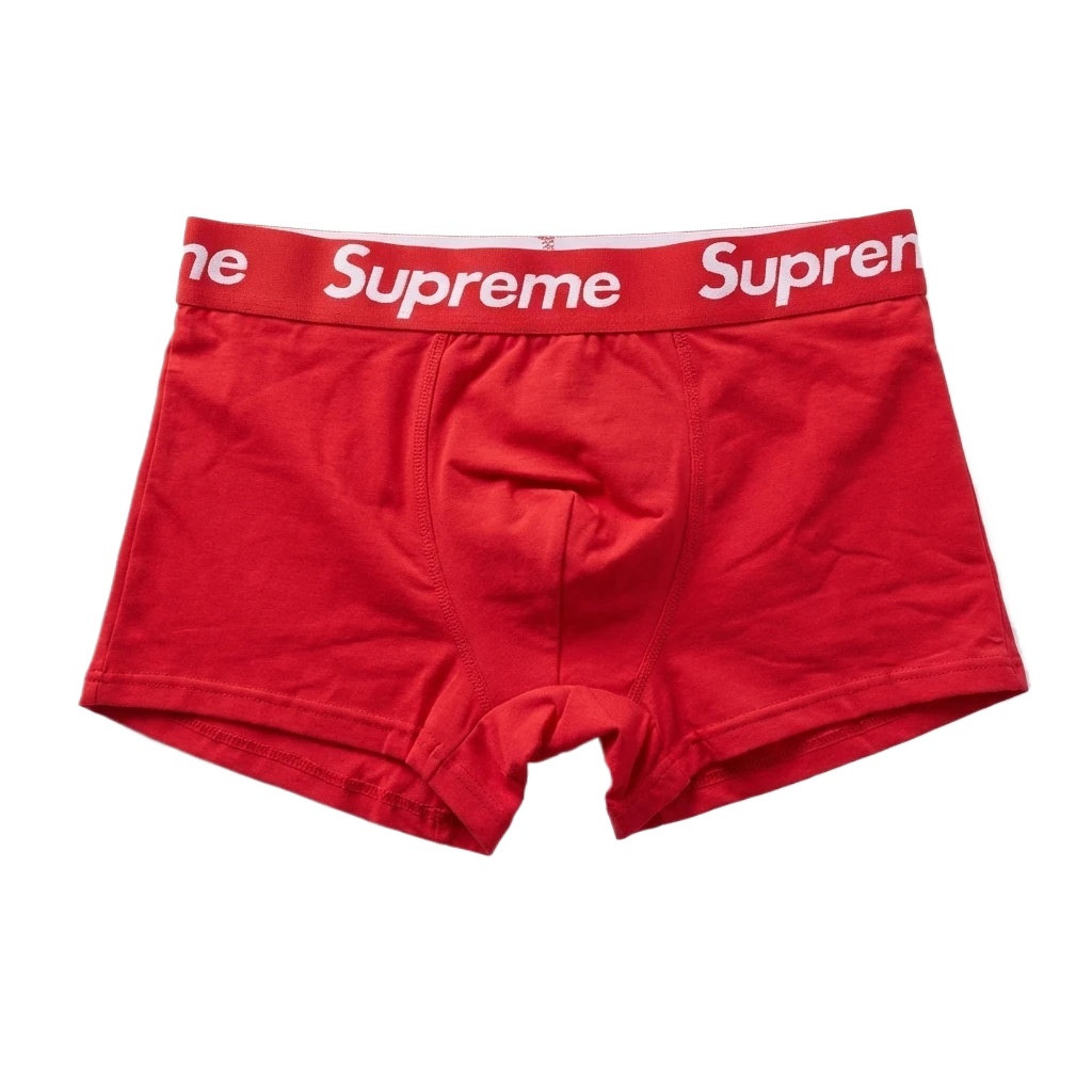 Supreme simple style red underwear