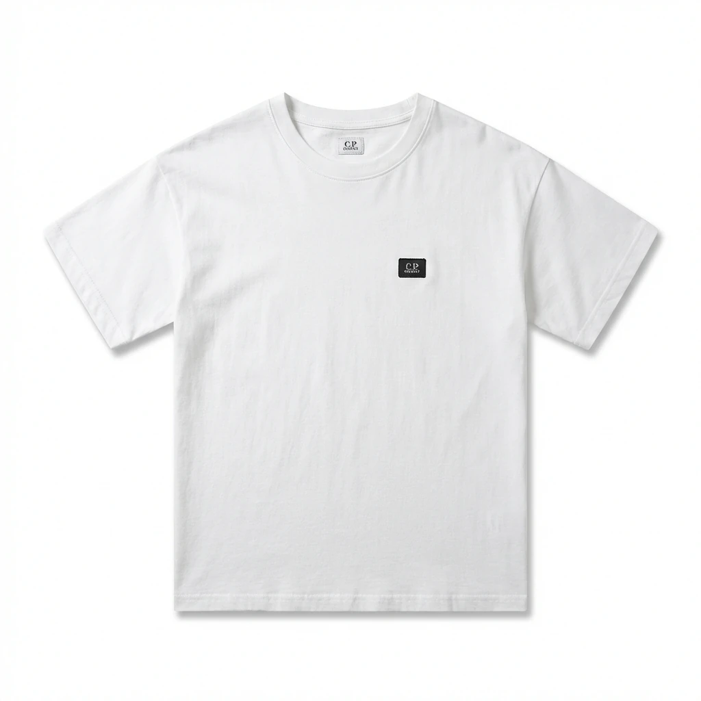 C.P. Basic Style Simple White T-shirt