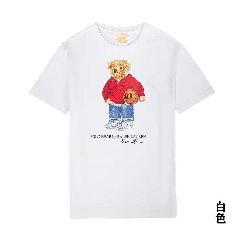 Ralph Lauren Teddy Bear Series White T-shirt