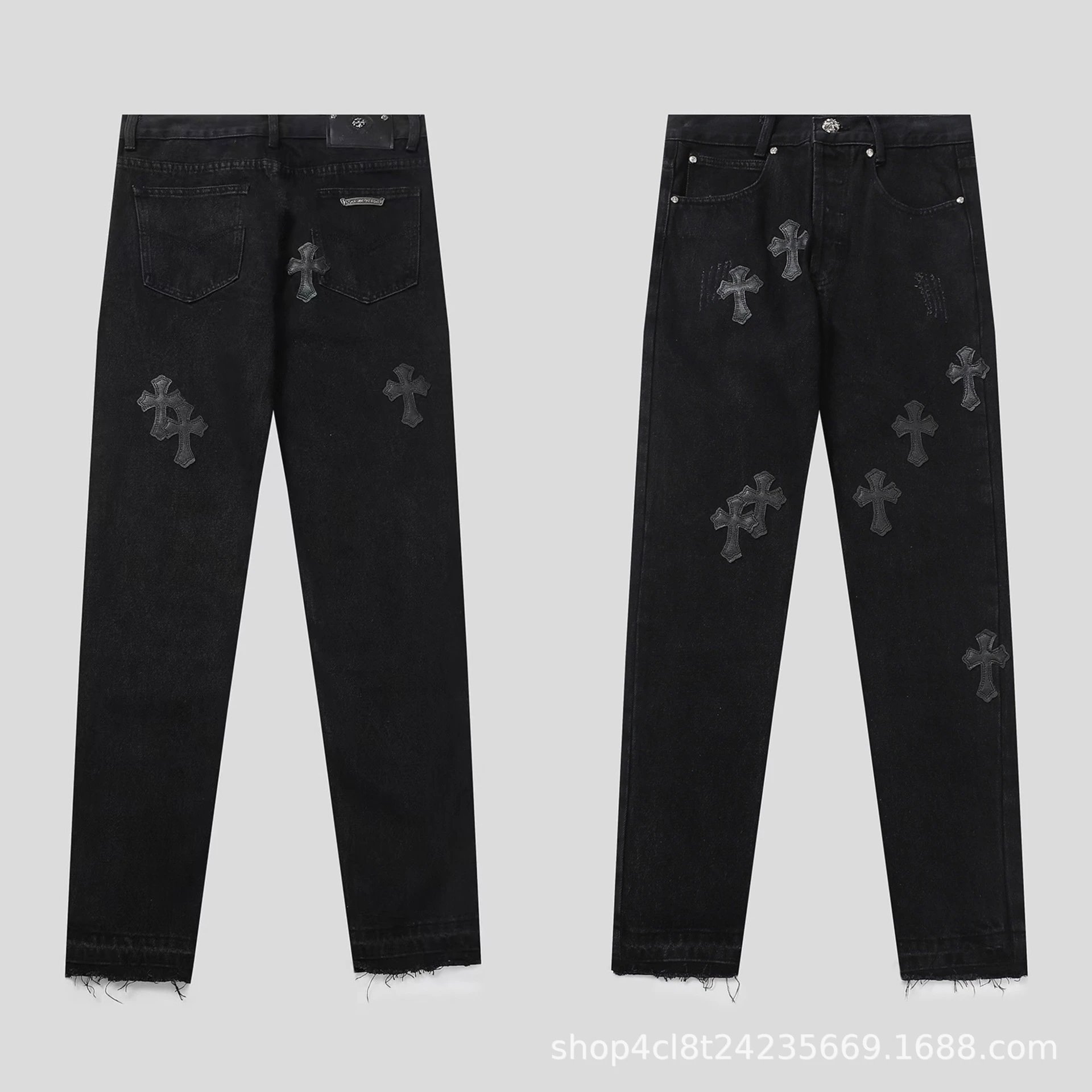 Chrome Hearts Weekend Graphic jeans Light Denim Jeans for Seasonal Looks