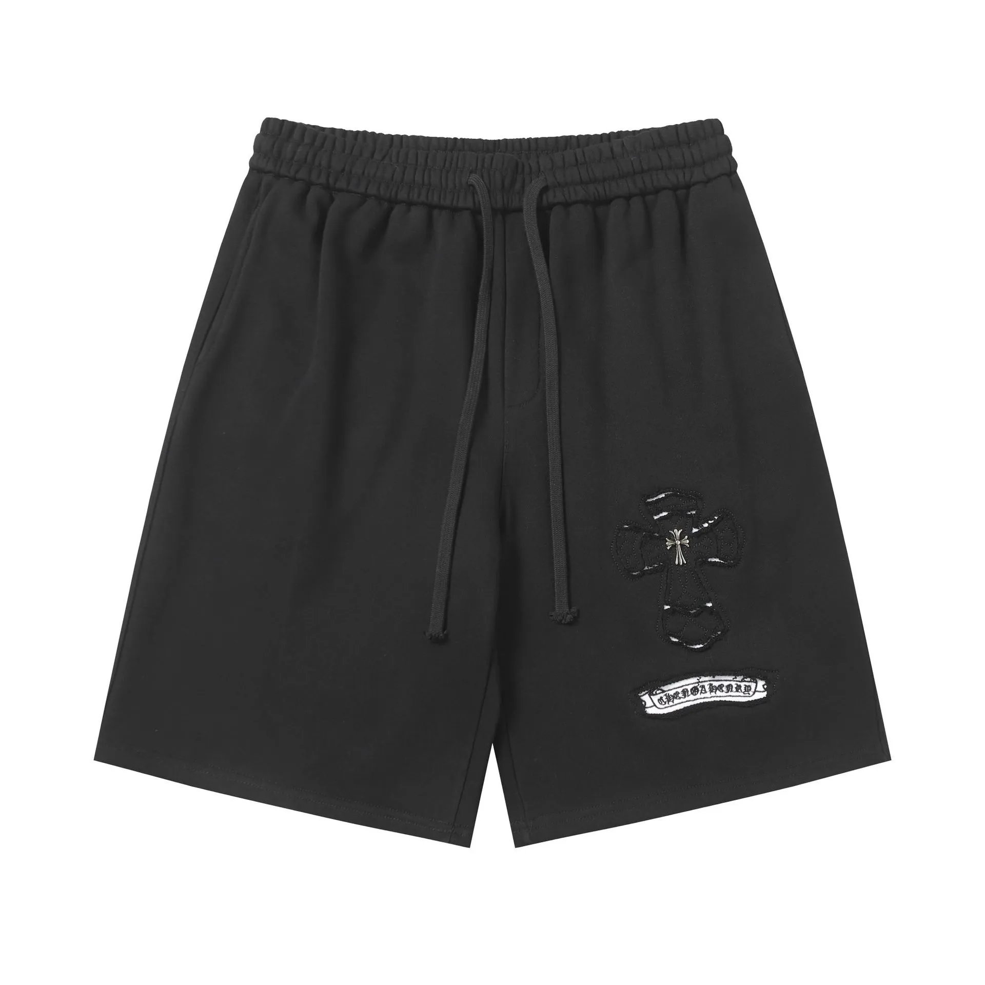 Chrome Hearts Cross Style Black Shorts