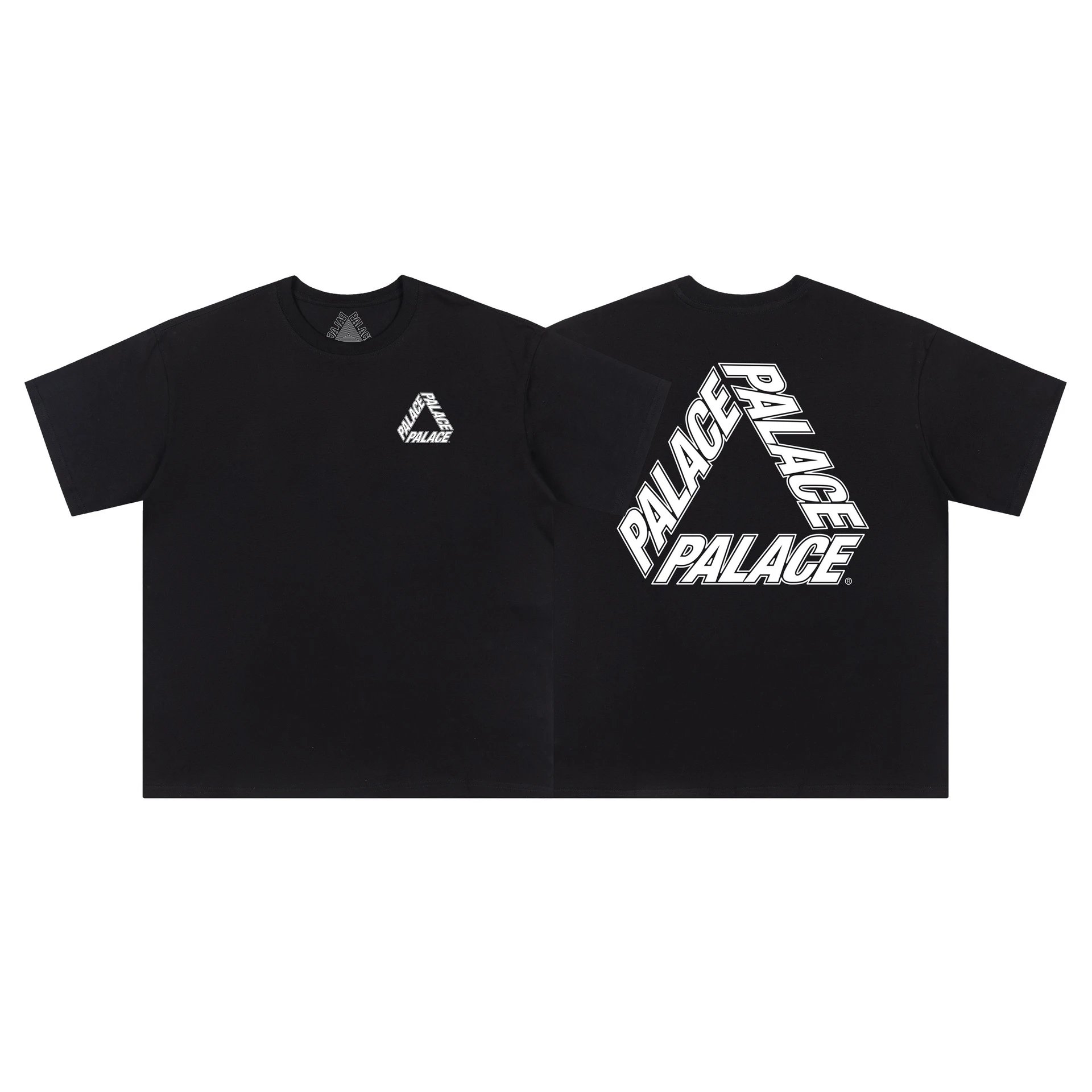 Palace Classic Triangular Street Style Black T-Shirt