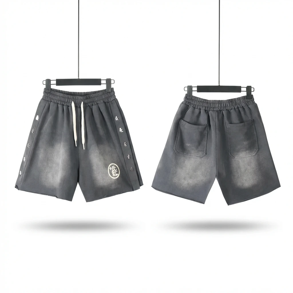 Hellstar dark gray shorts