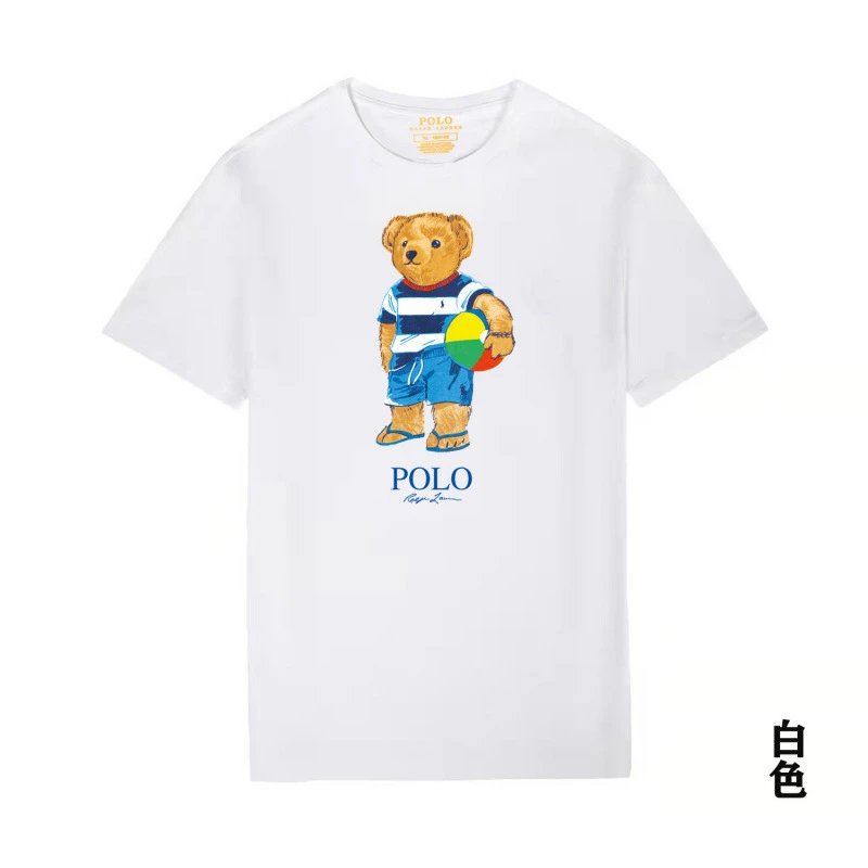 Ralph Lauren white T-shirt with teddy bear print