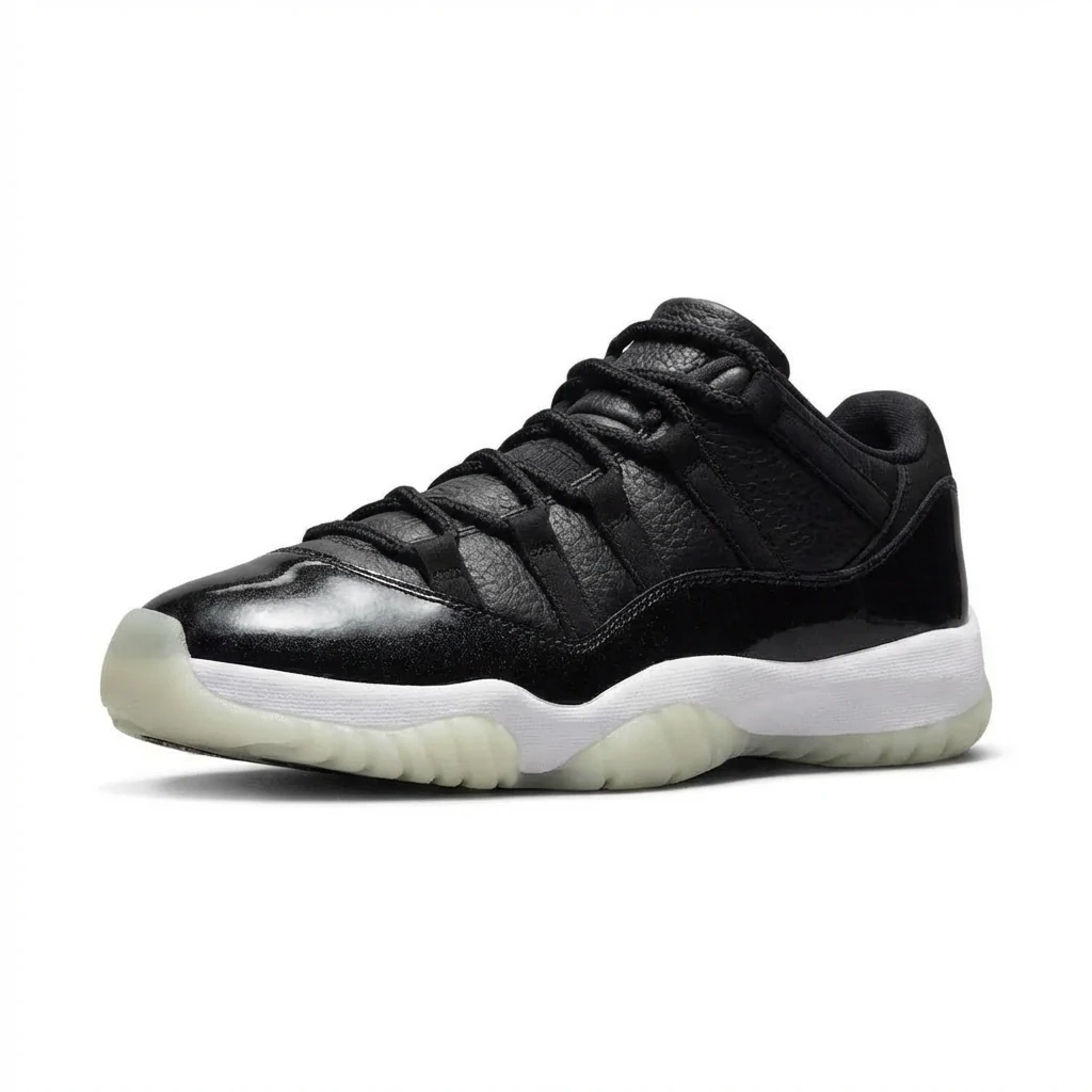 Classic black and white Air Jordan 11 sneakers