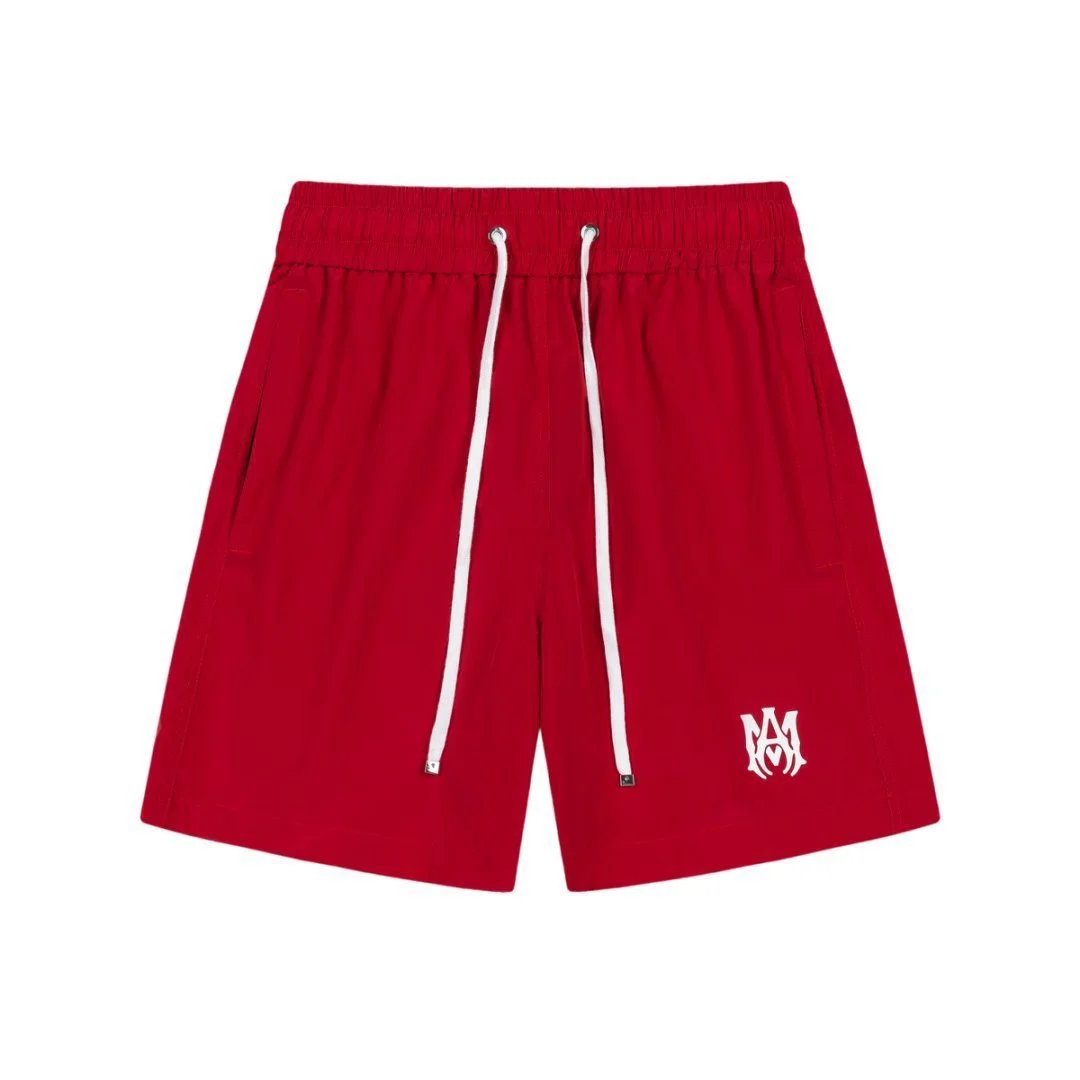 AMIRI minimalist style red shorts