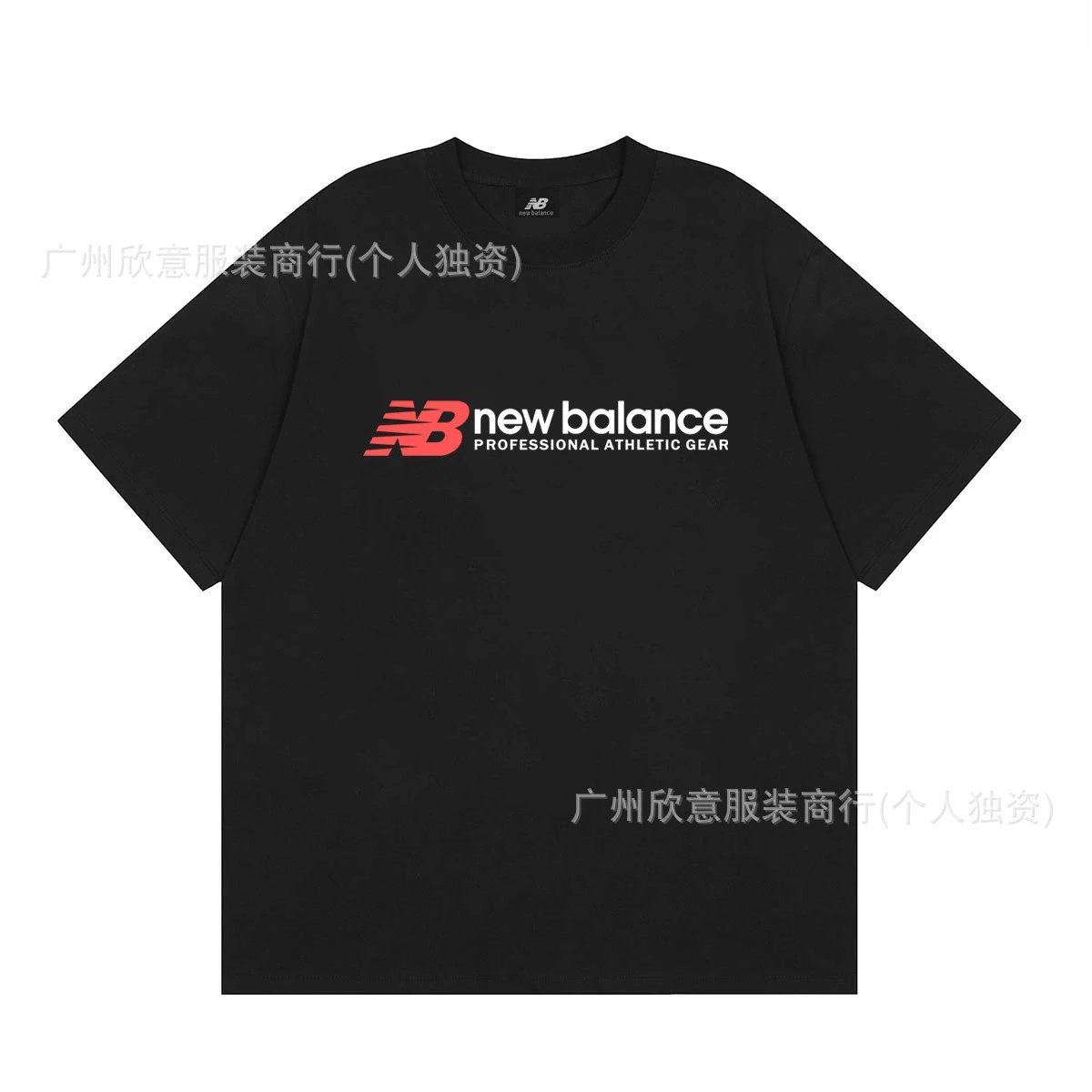 New Balance Sports & Casual Black Short-sleeve T-shirt