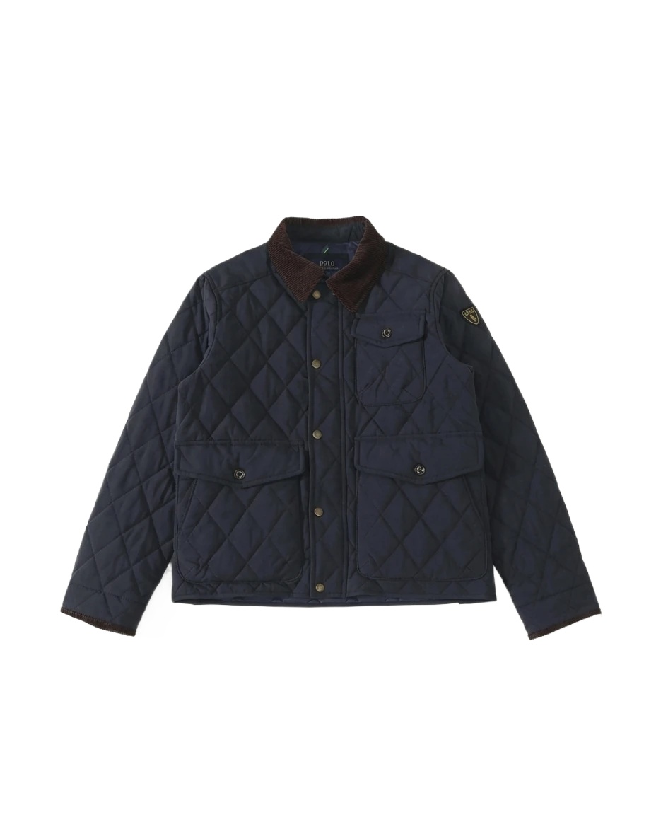 Ralph Lauren retro-style navy blue jacket