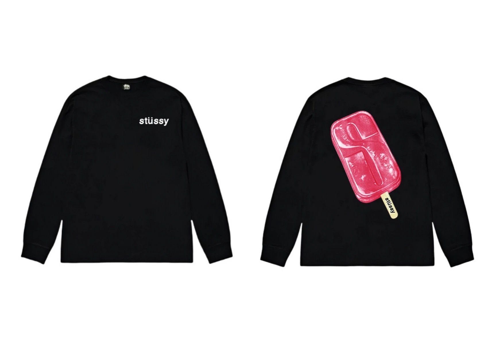 Stussy Popsicle Cool Black T-shirt
