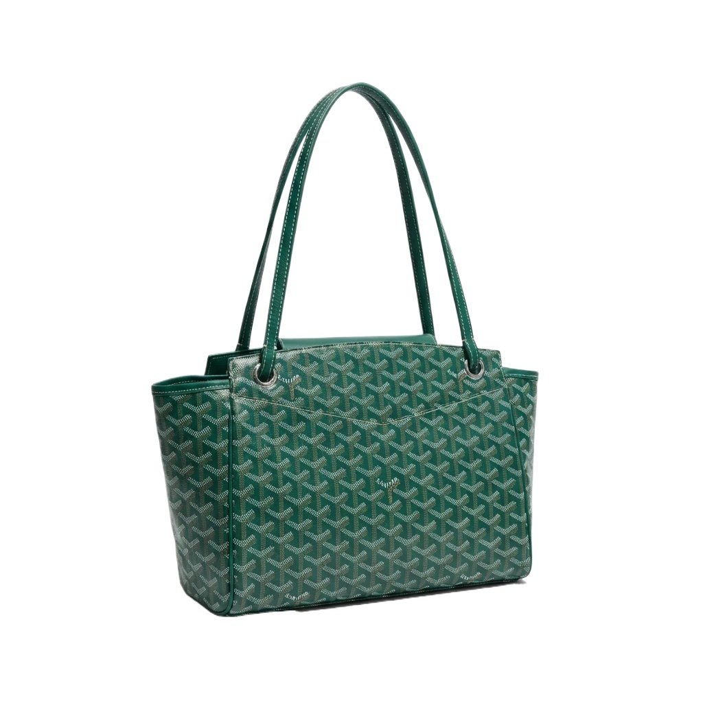 The classic retro green handbag of GOYARD