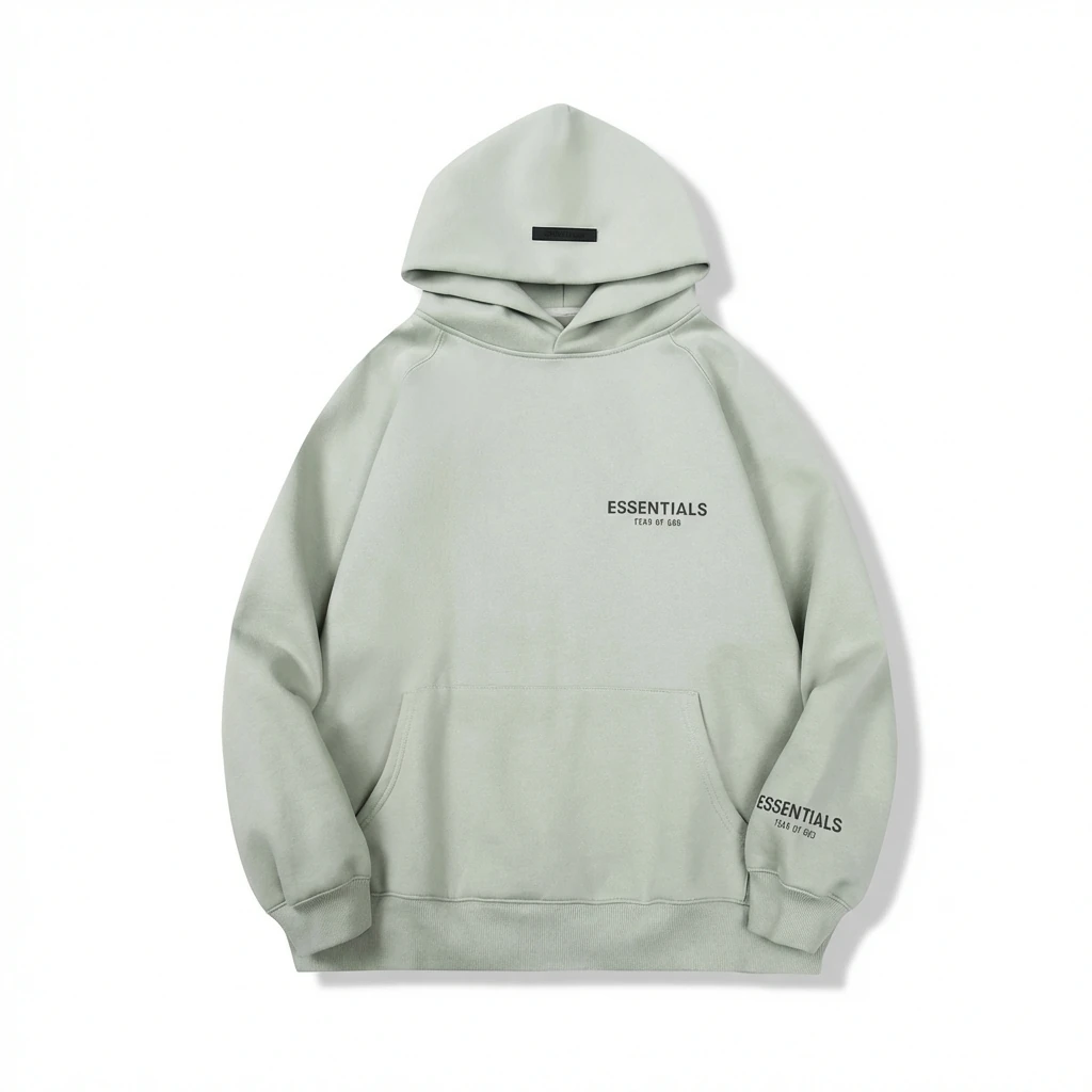 ESSENTIALS minimalist style light gray sweatshirt
