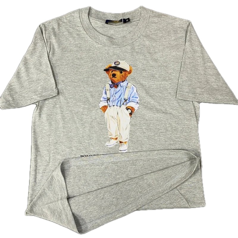 Ralph Lauren Bear Style Grey T-shirt