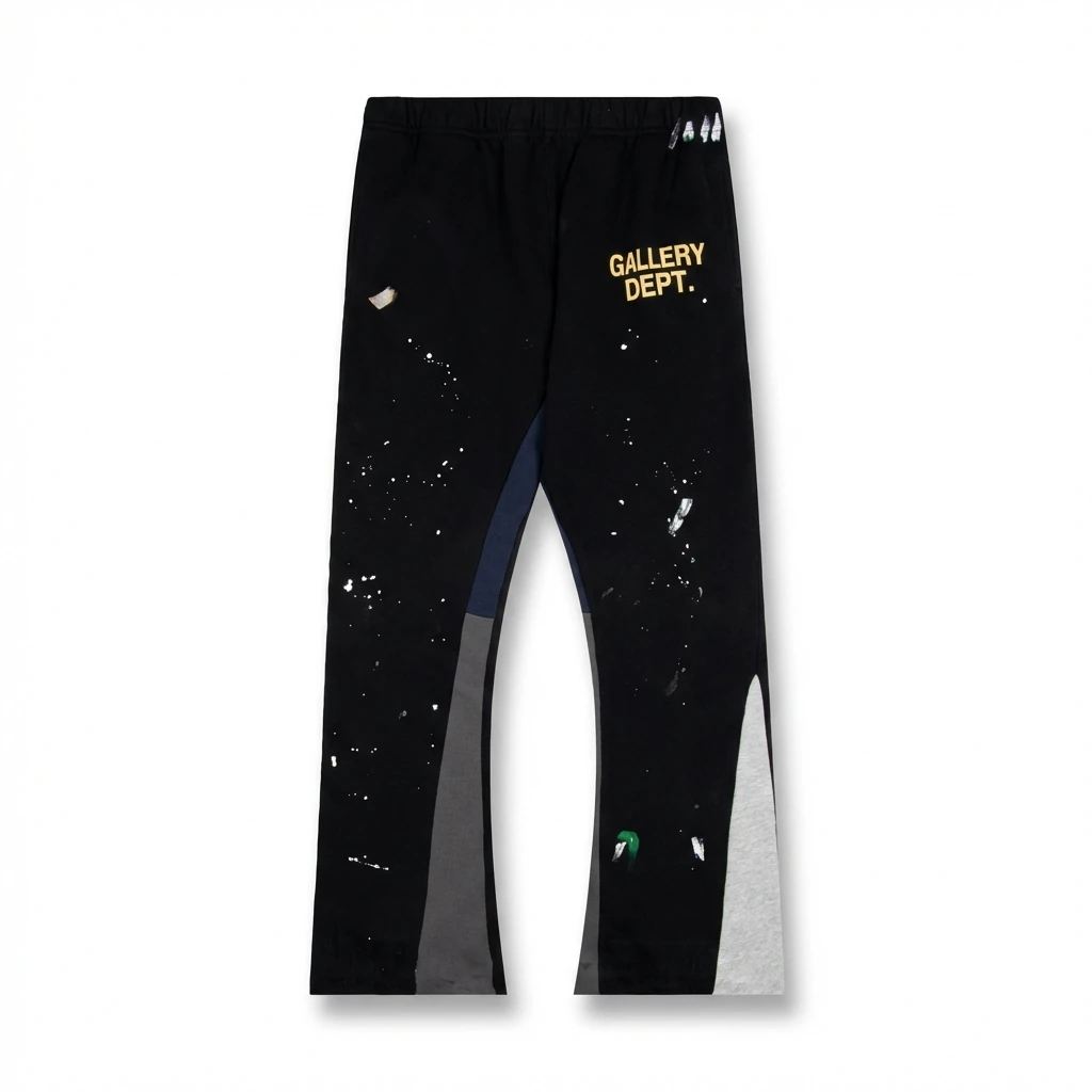 Gallery Dept Graffiti Style Black Trousers