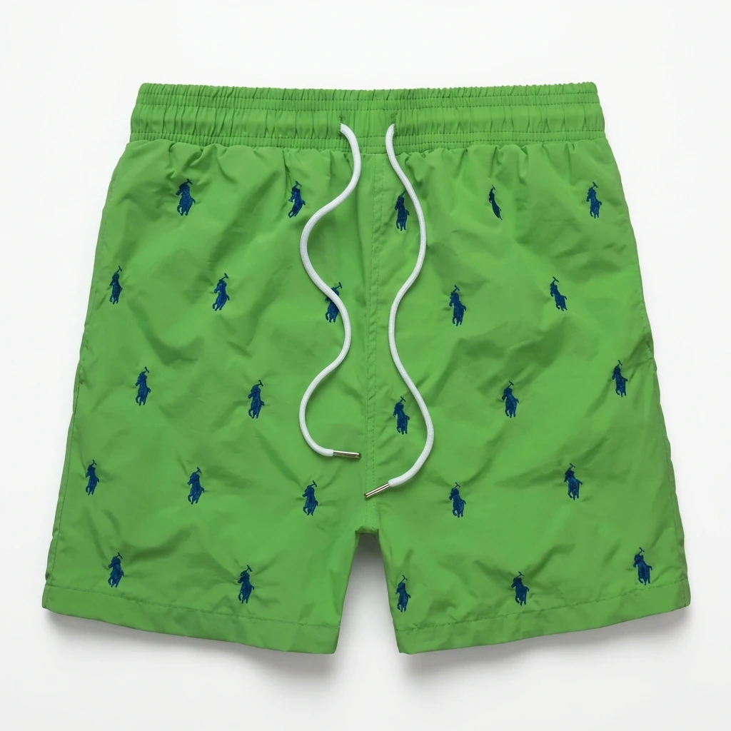 Ralph Lauren green printed shorts