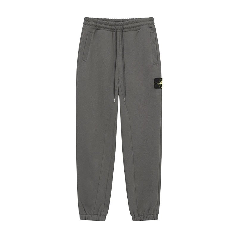 StoneIsland Compass Badge Street Style Grey Sweatpants