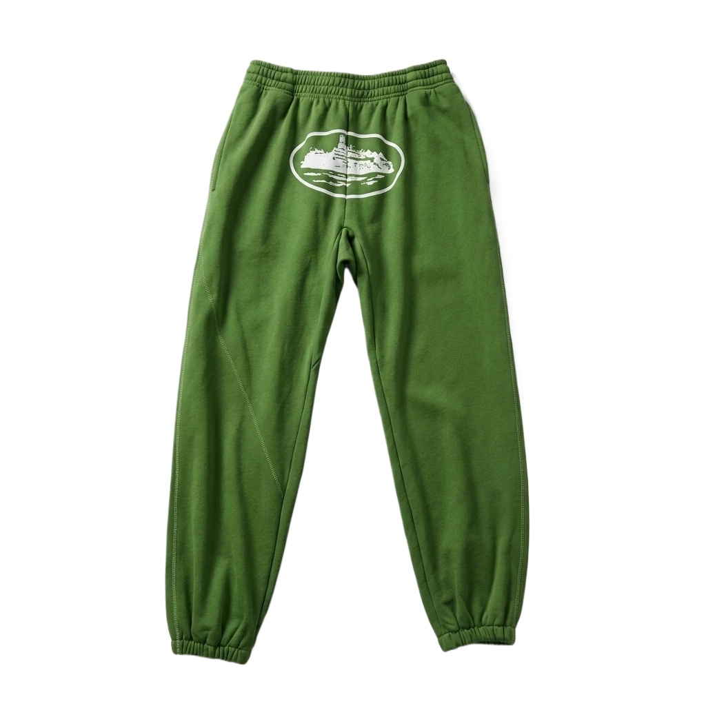 Corteiz Printed Trendy Green Pants in Streetwear Style