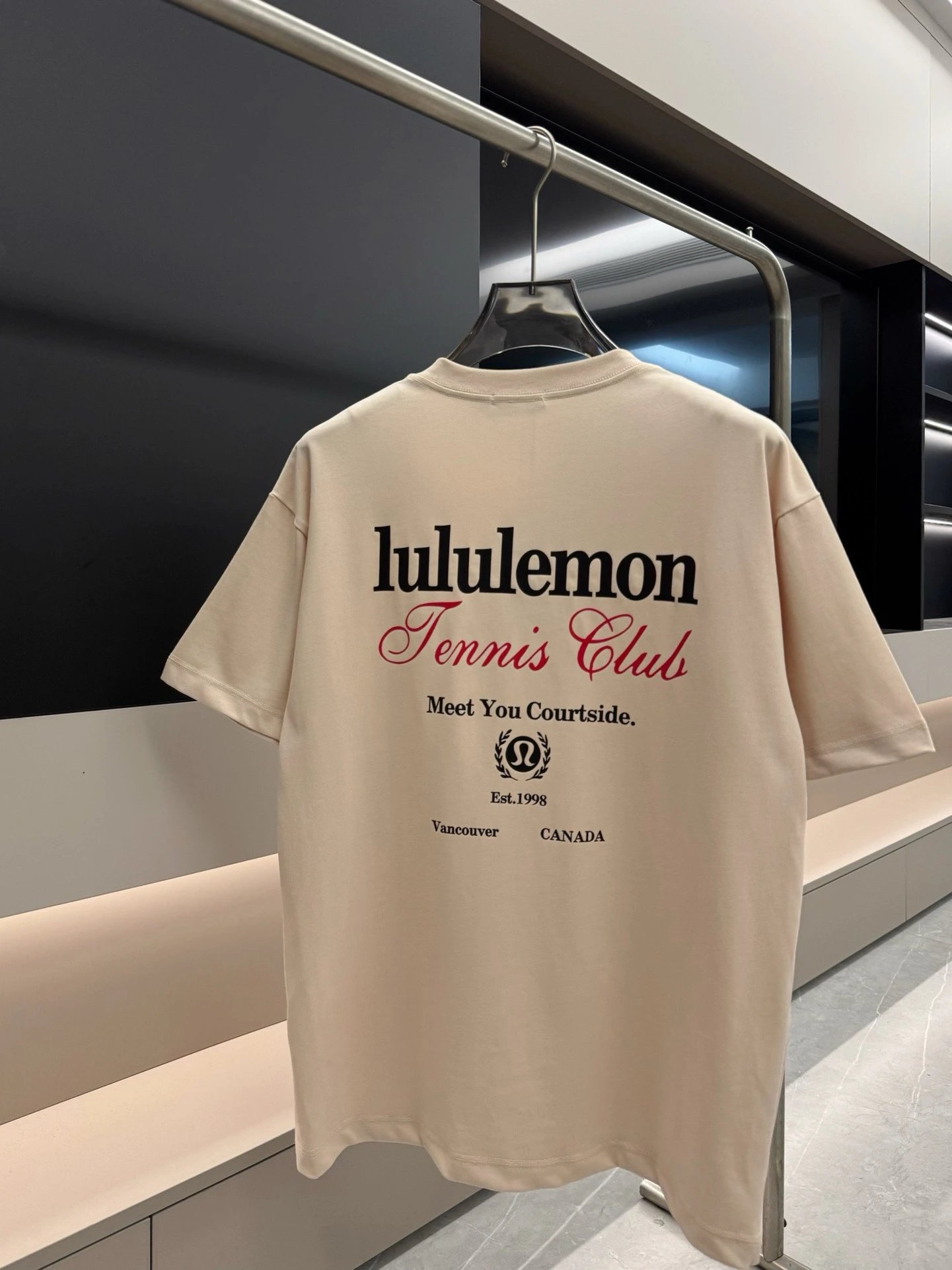 lululemon Tennis Club Casual Style Light Apricot T-Shirt