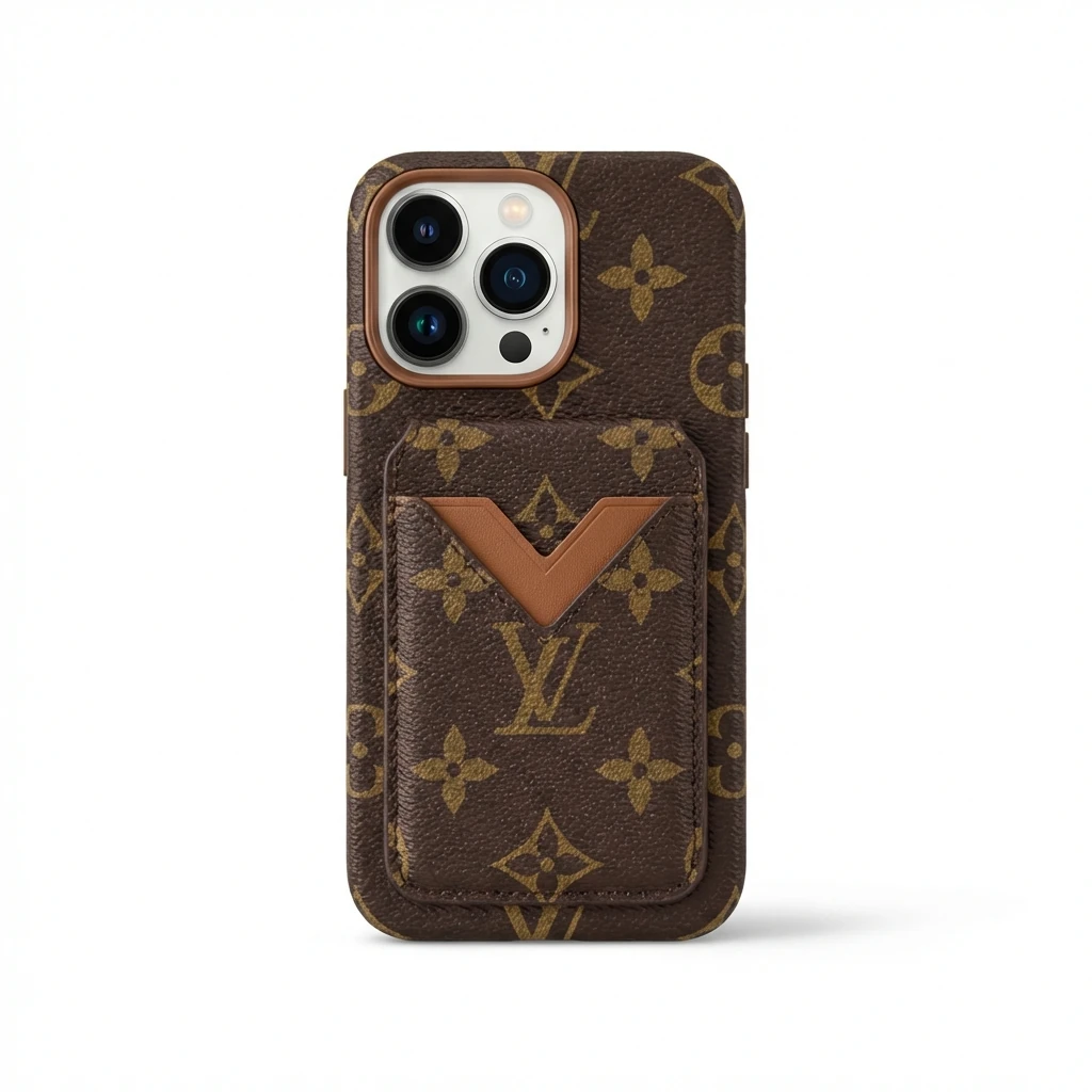 LV Monogram Vintage Style iPhone Case