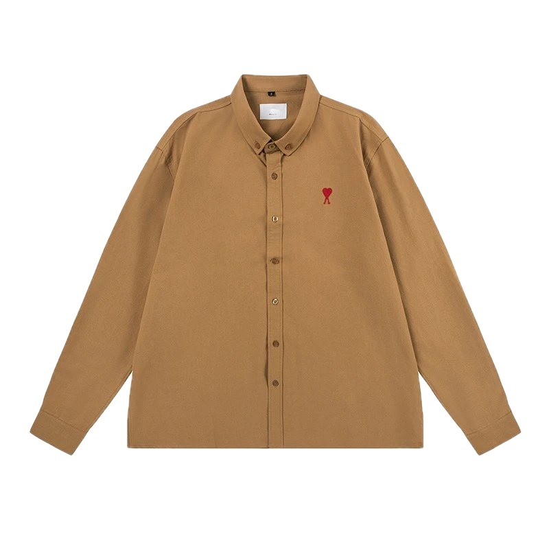 AMI's loving and simple khaki shirt