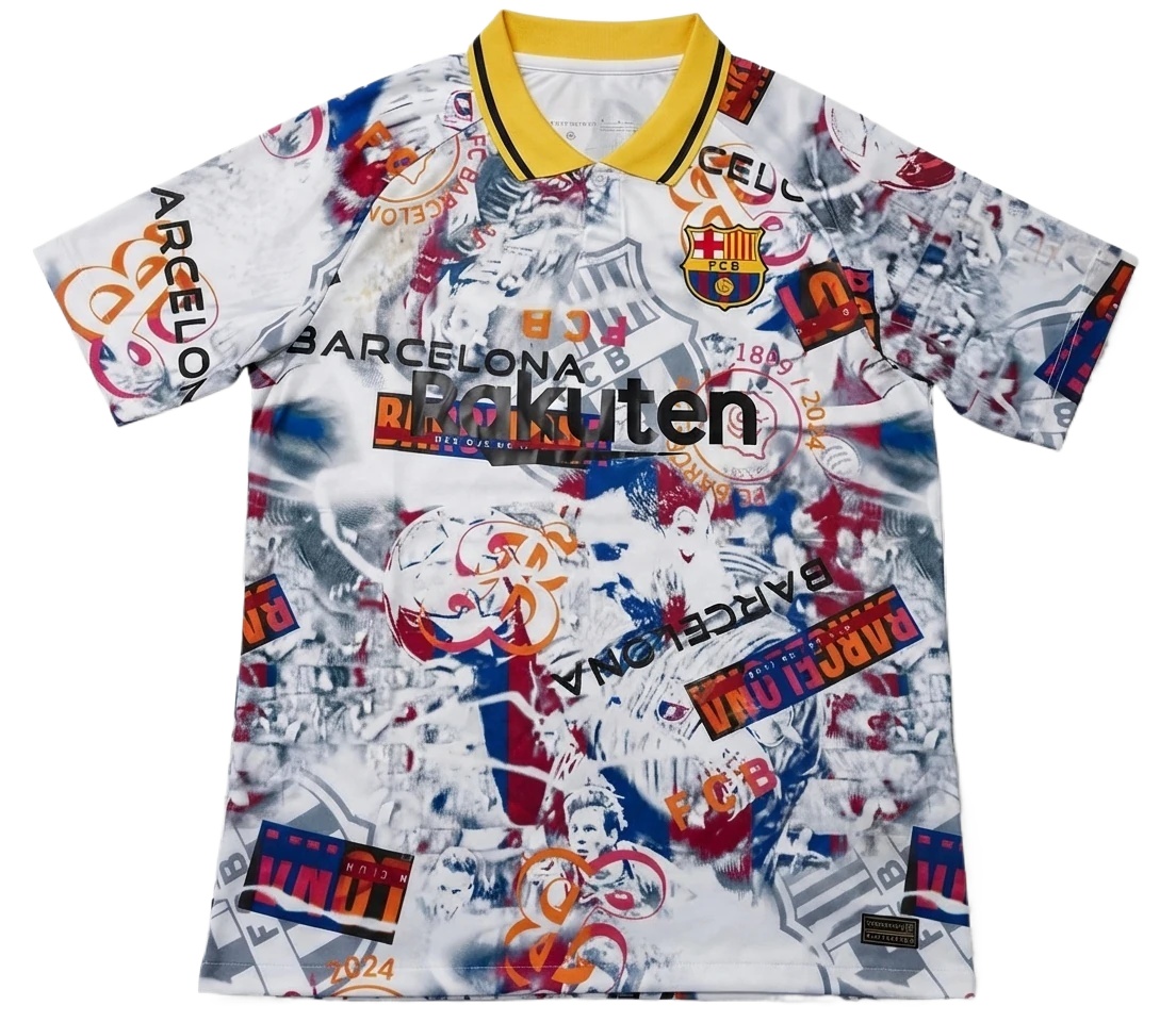 Barcelona Tokyo Ghoul Style White T-shirt