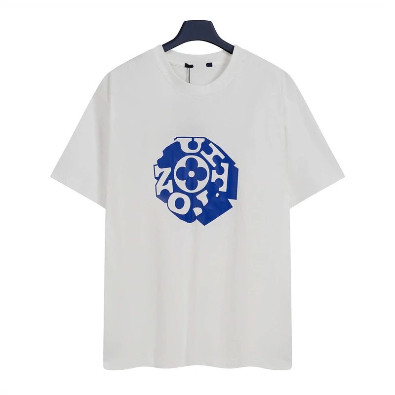 Louis Vuitton Printed Trendy Style White Short-sleeve T-shirt