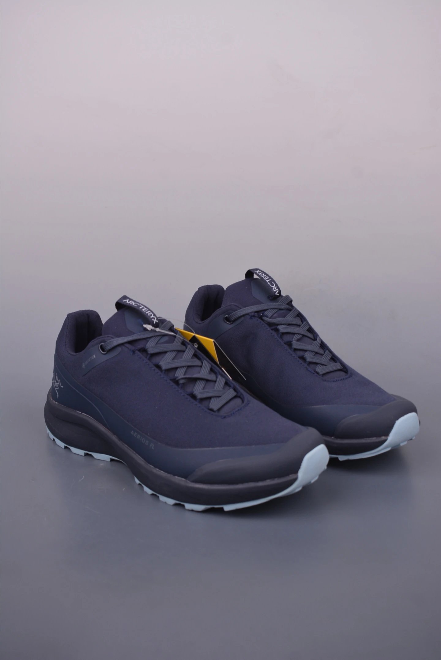 Arc'teryx Navy Blue Trail Sneakers and Treaded Trail Sole