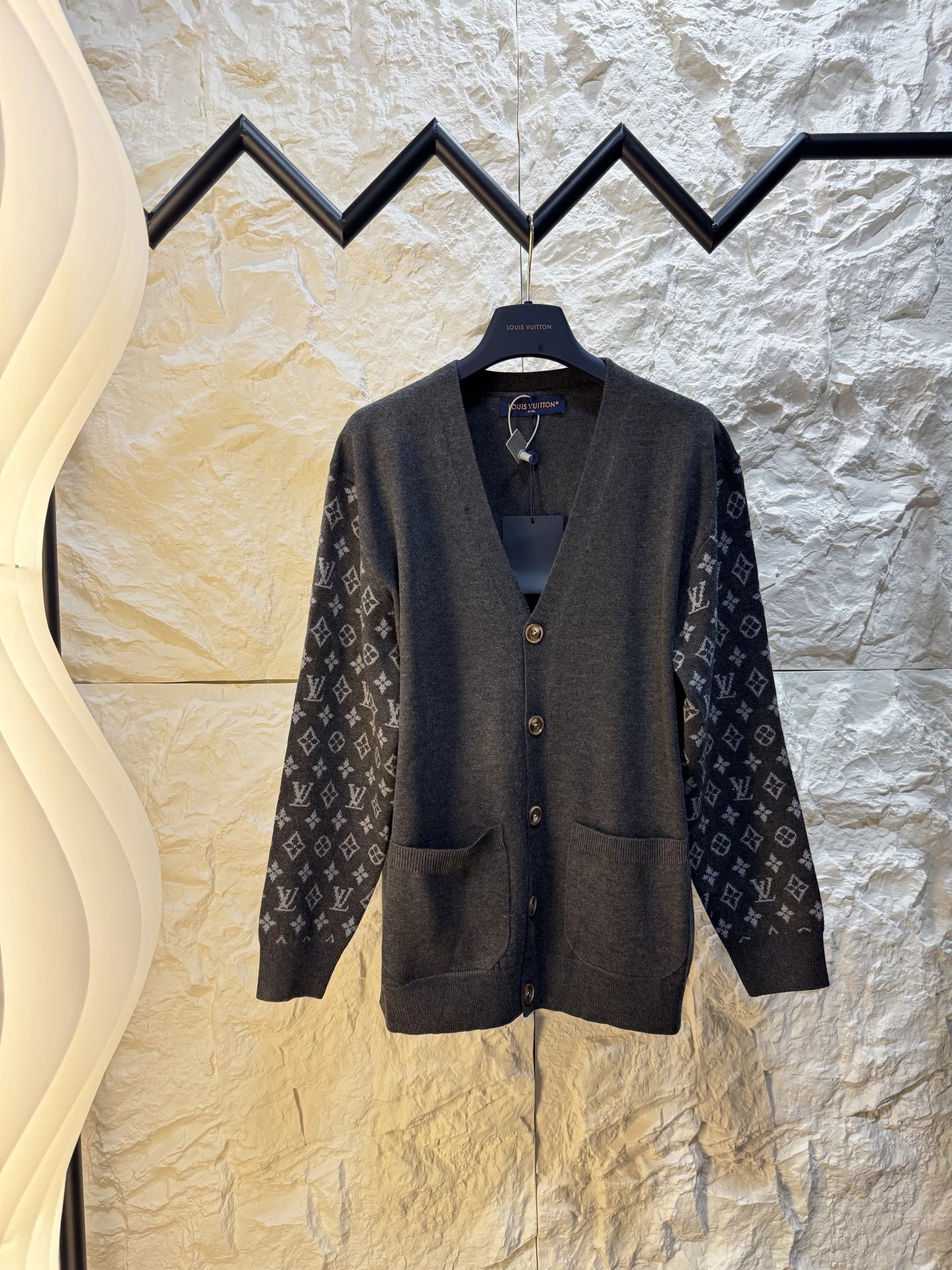 Cold Weather Louis Vuitton Cardigan Monogram Look
