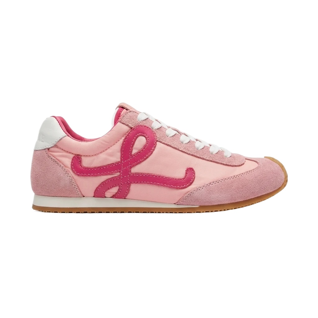 LOEWE pink retro-style sneakers