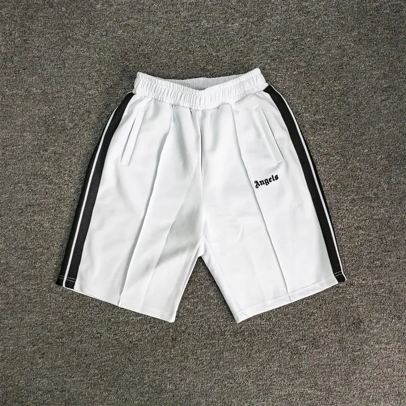 Palm Angels Casual Track shorts Black Side Stripe for Streetwear Looks