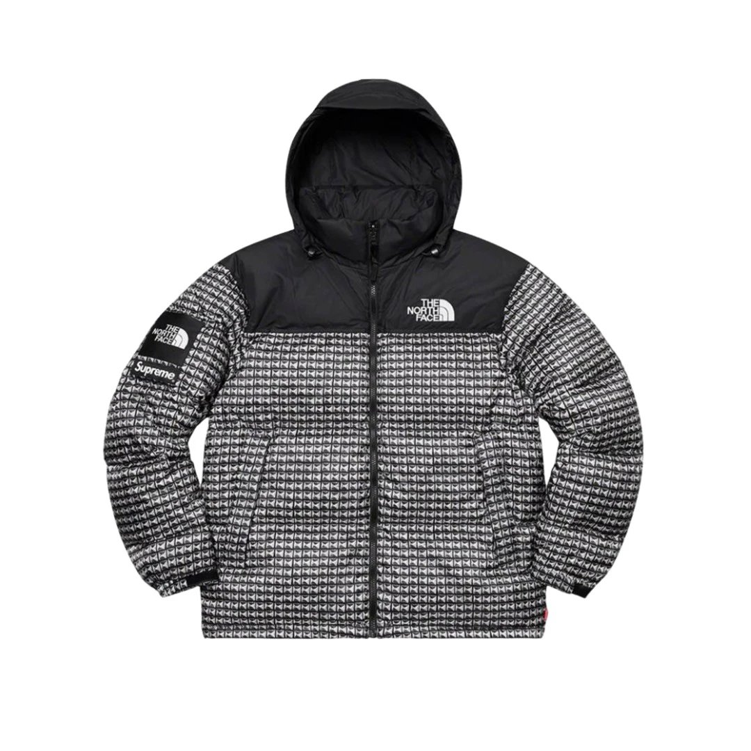 Pattern Logo The North Face Puffer Jacket for Photo Ready Looks