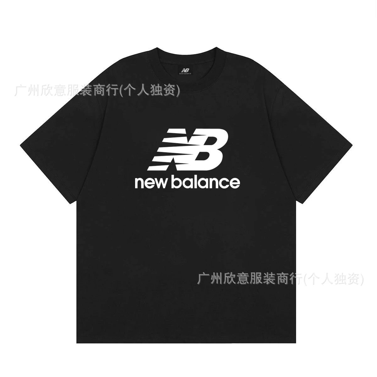 New Balance Classic Casual Style Black Short-sleeve T-shirt
