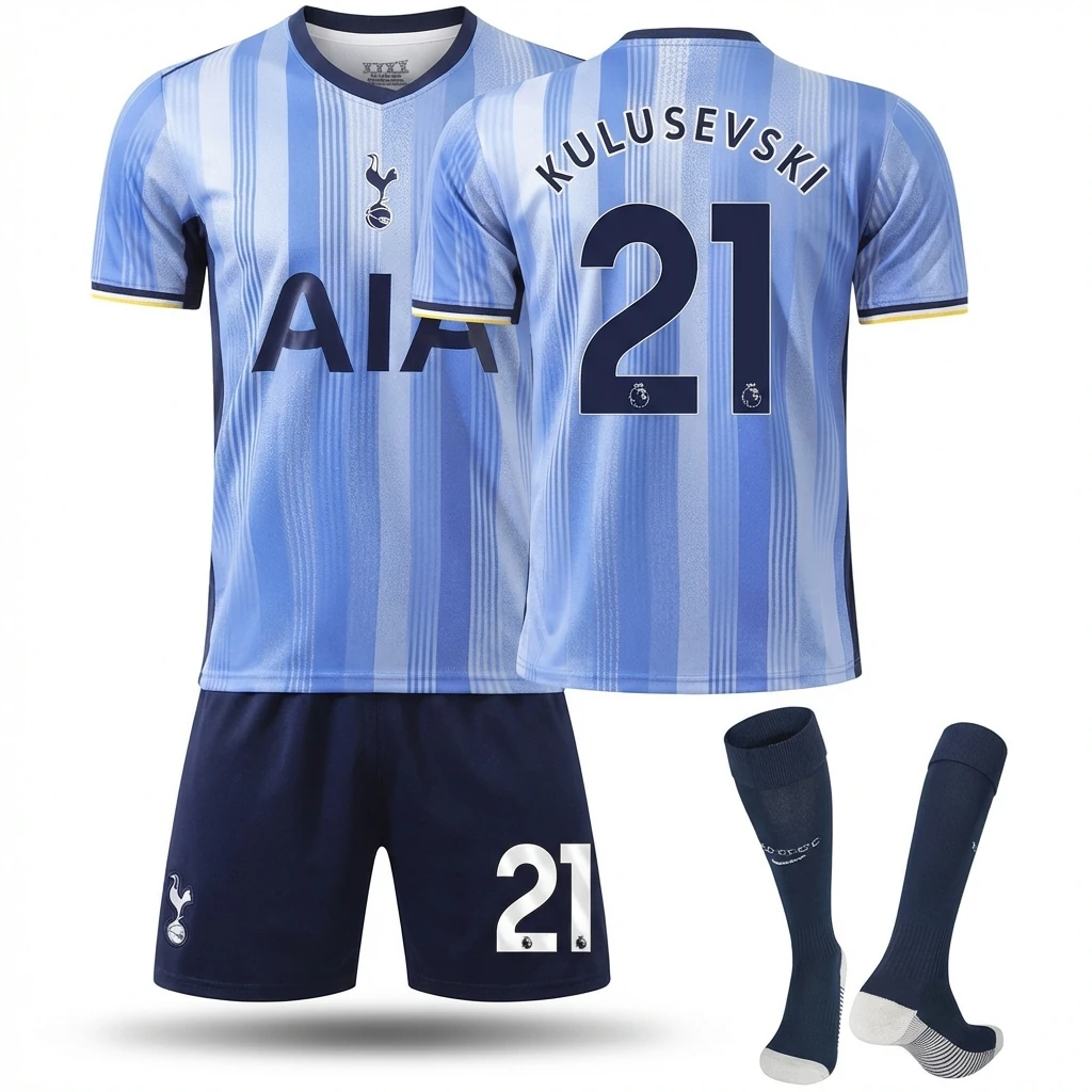 Spurs striped blue jersey