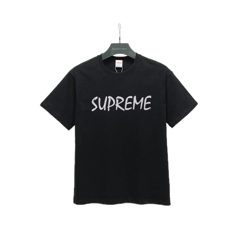 Supreme Printed Street Style Black Short-sleeve T-shirt