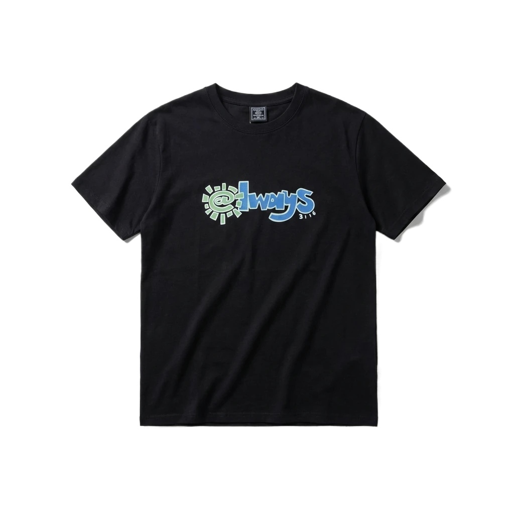 ADWYSD Graffiti-style Black T-shirt