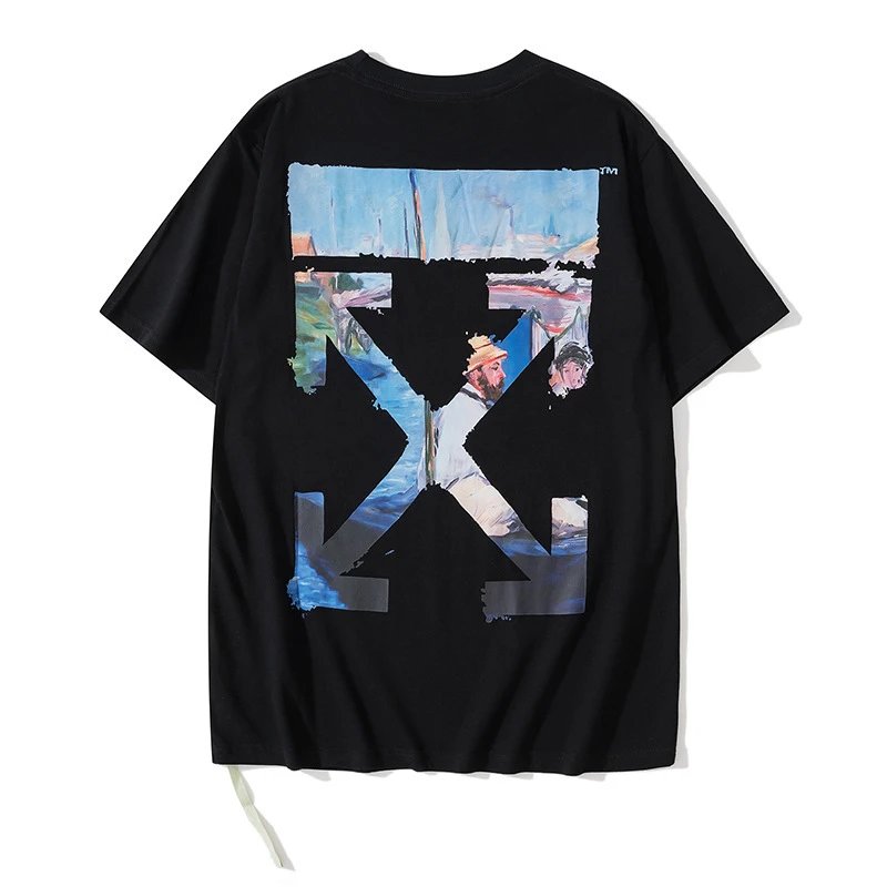Black Style 637 Anime Graphic T-Shirt Visual Accent