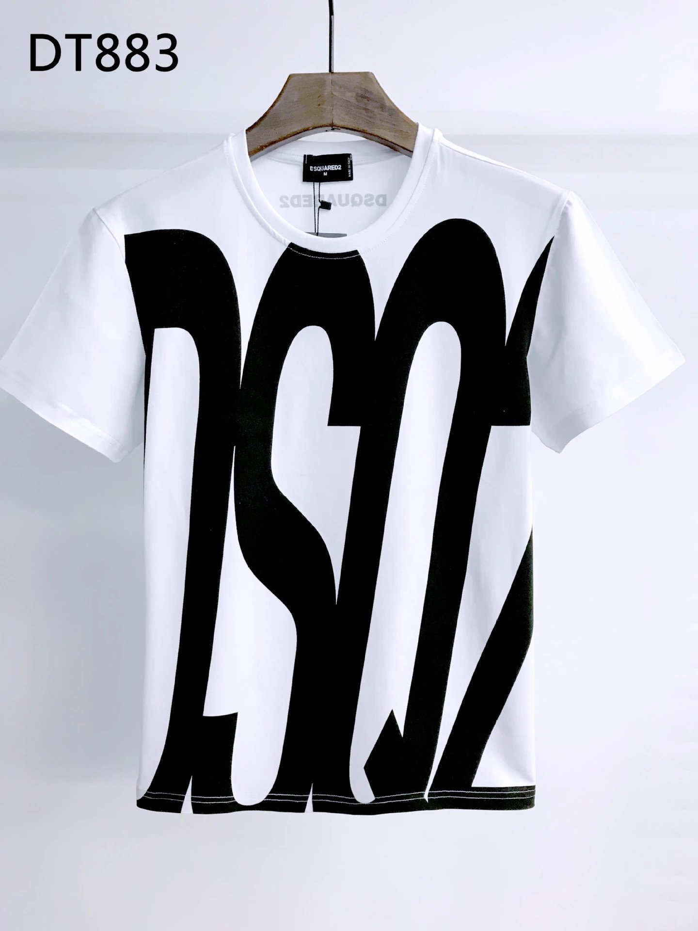 DSQUARED2 Large Letter Street Style White T-Shirt