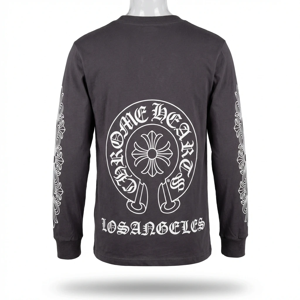 Chrome Hearts Print Dark Style Long-sleeve