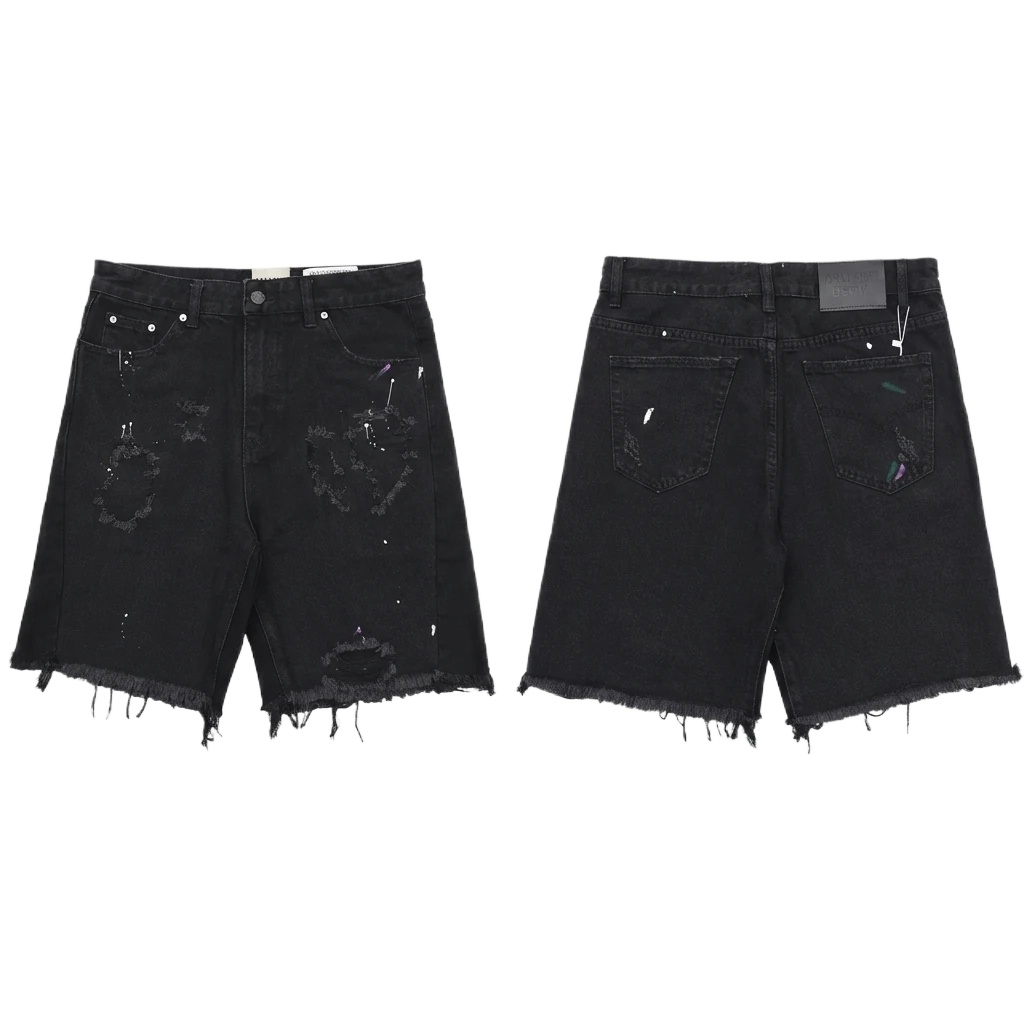 Gallery Dept Graffiti Style Black Shorts