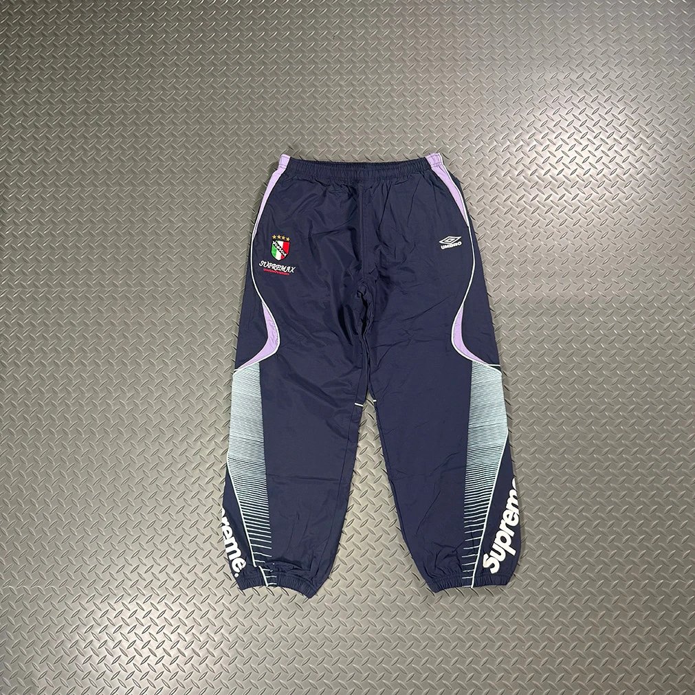 Supreme Navy Curved Panel Jogger Pants