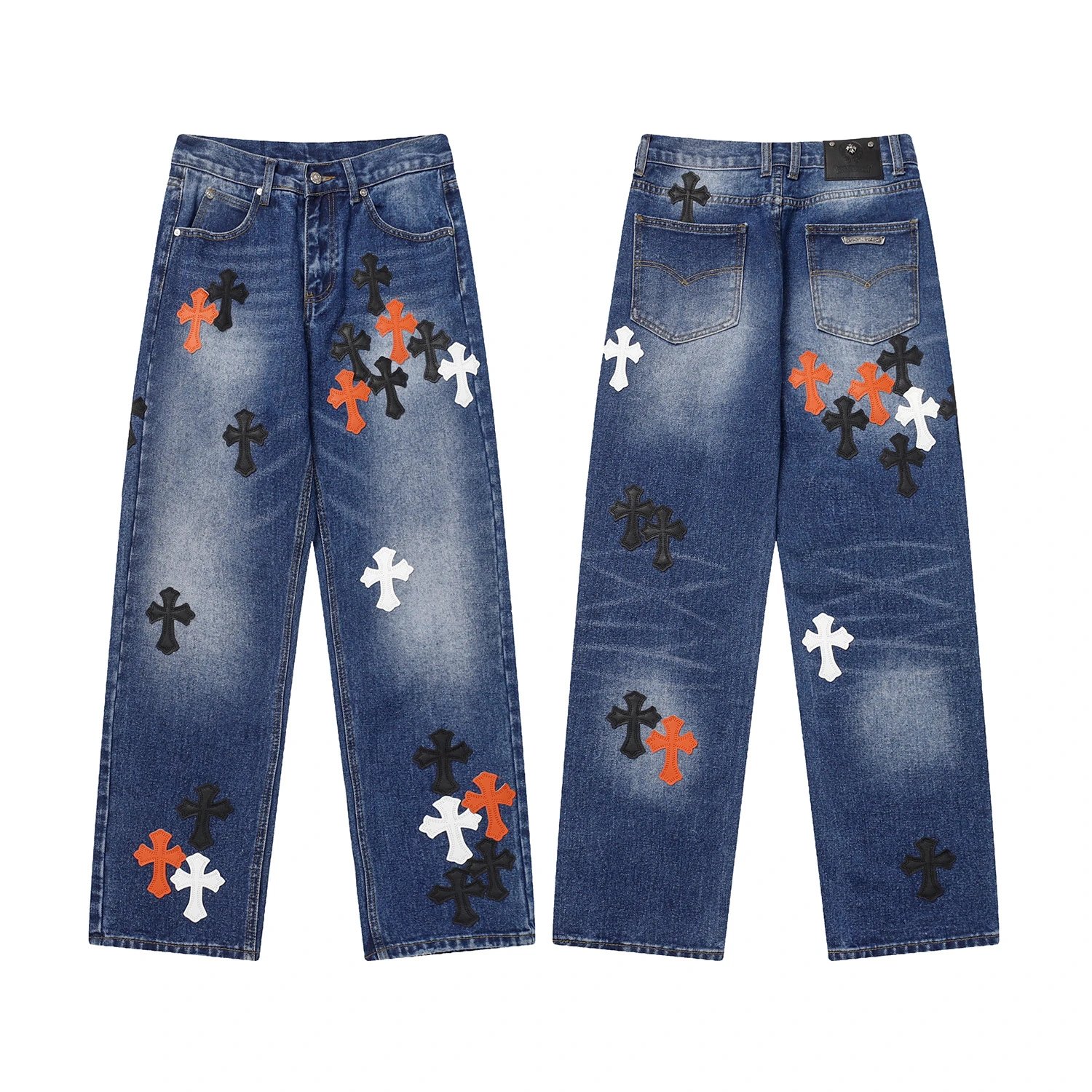 Chrome Hearts Casual Graphic jeans Light Denim Jeans for Comfortable Styling