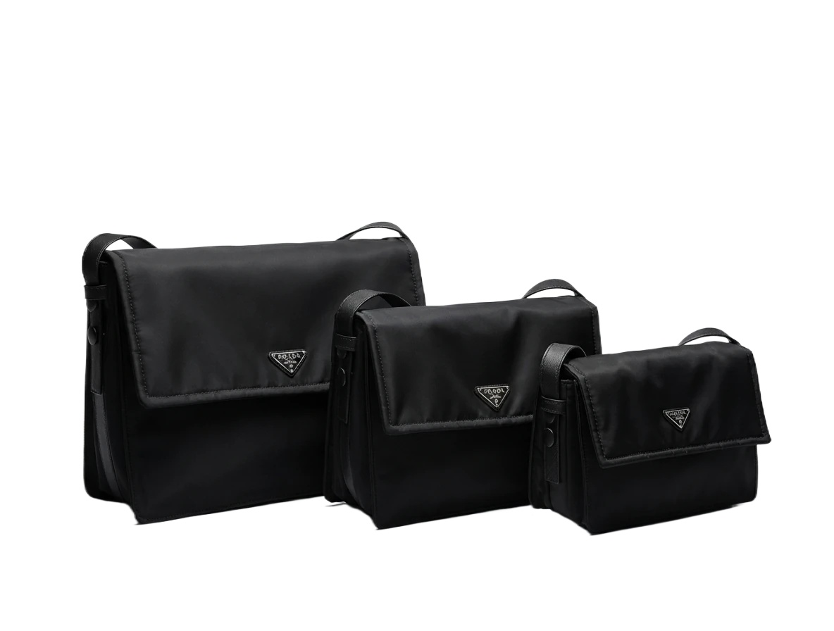 Prada cini Cool Handsome Style Black Bag