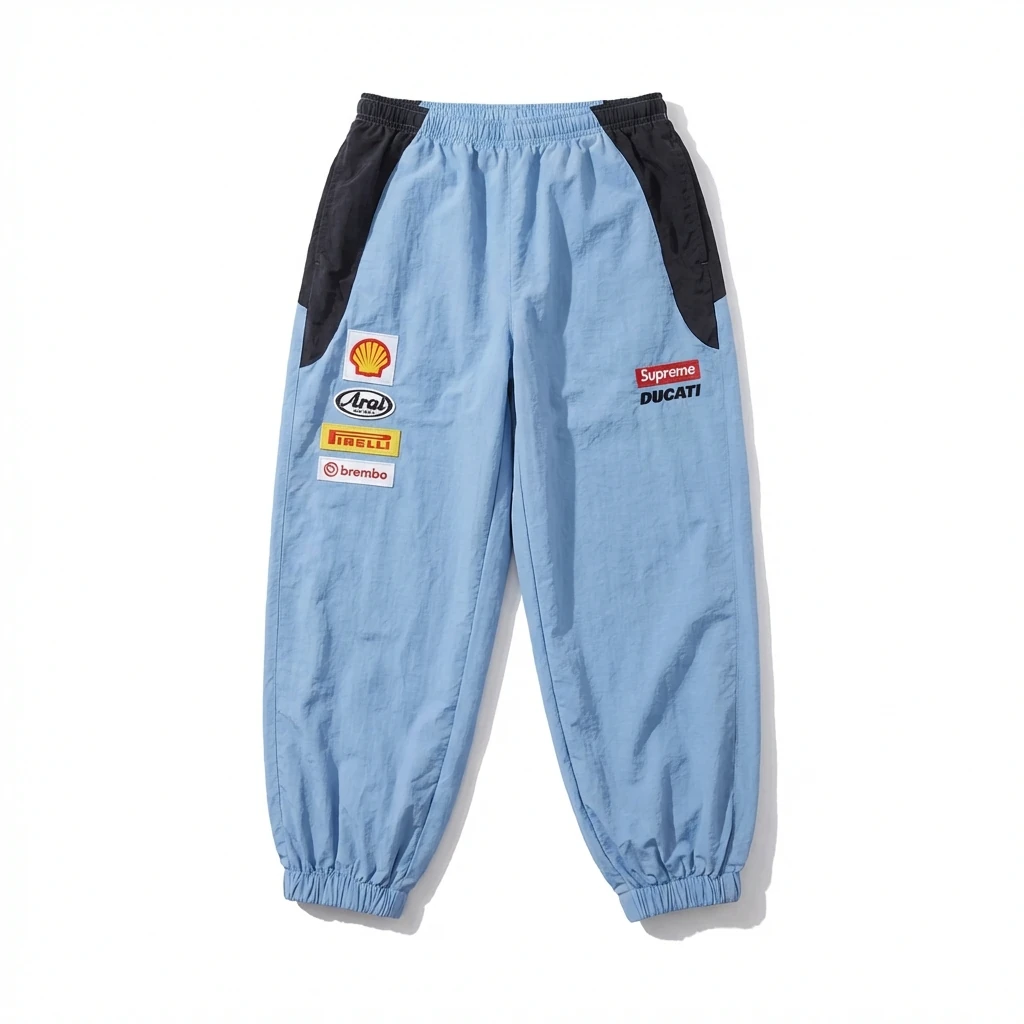Supreme Ducati Co-branded Wind Blue Pants