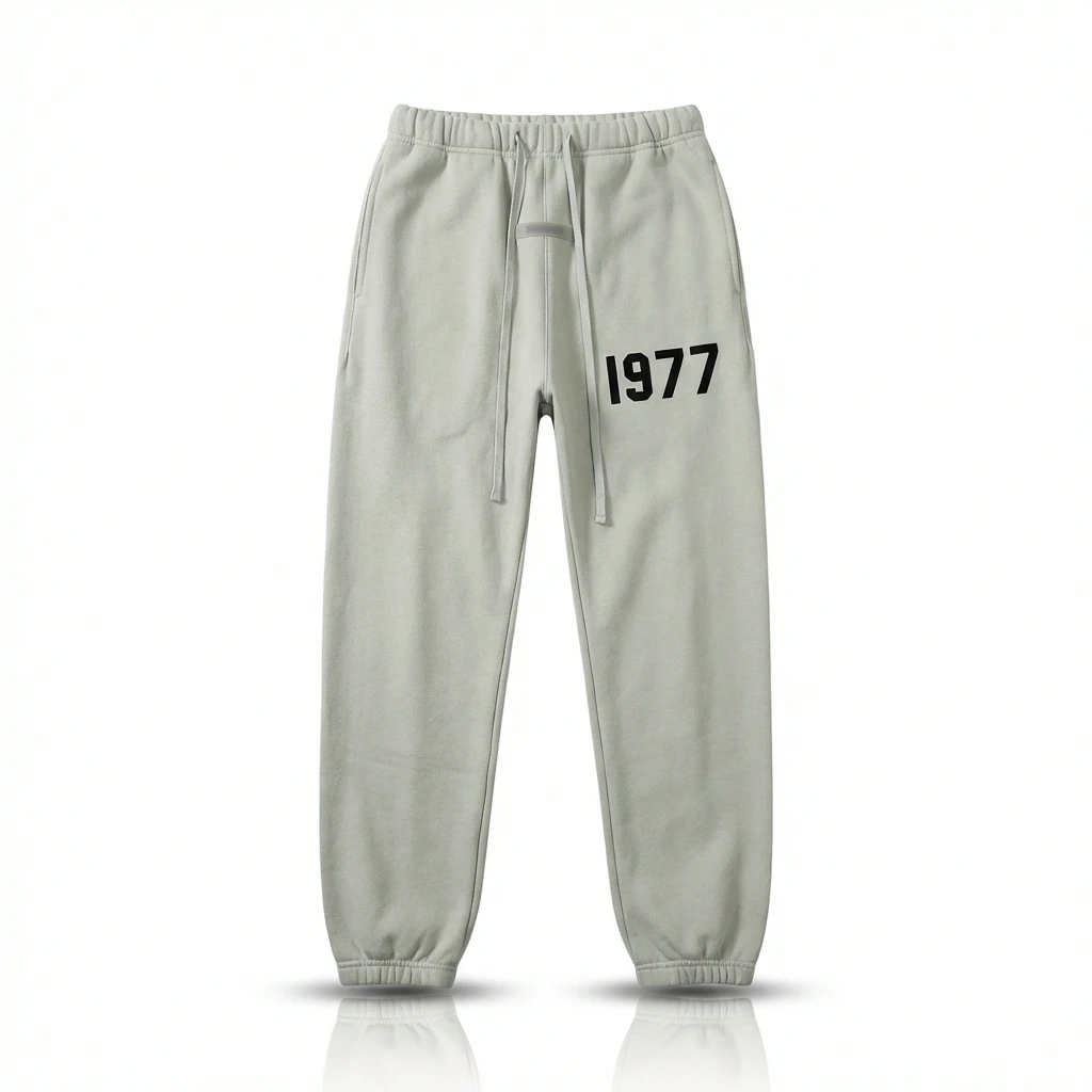 ESSENTIALS 1977 Casual Style Light Gray Sweatpants