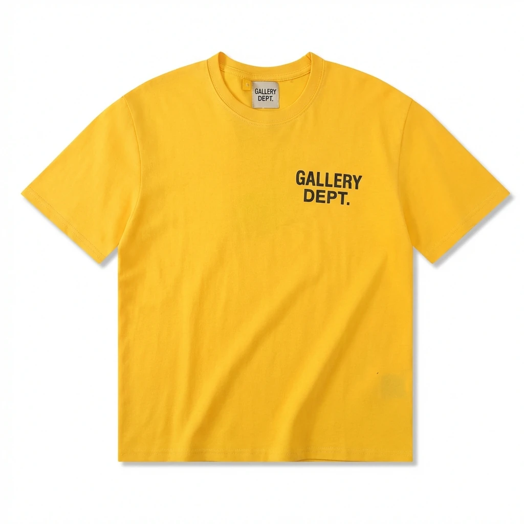 Gallery Dept. Alphabet Style Yellow T-shirt