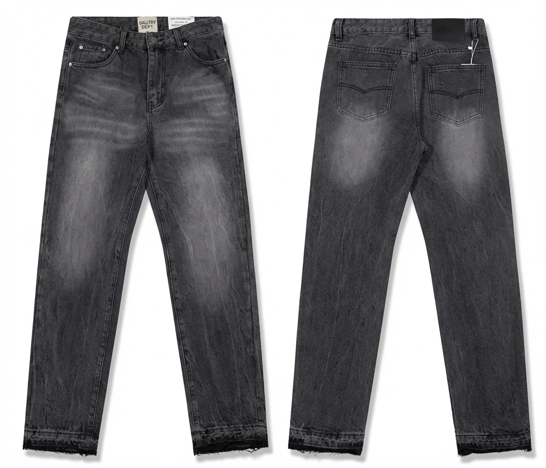 Gallery Dept. Distressed Black Jeans