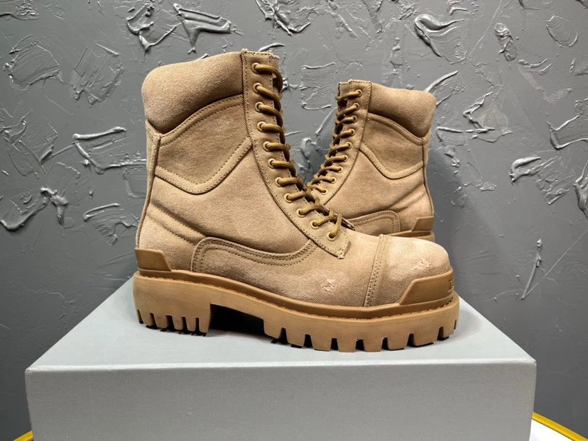 Tan Lace-up Boot Tan Work Boot for Daily Rotation