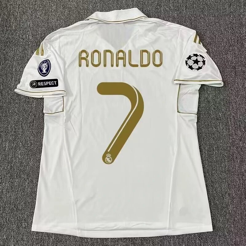Real Madrid Urban Retro Teka soccer jersey White Retro Football with Casual Appeal