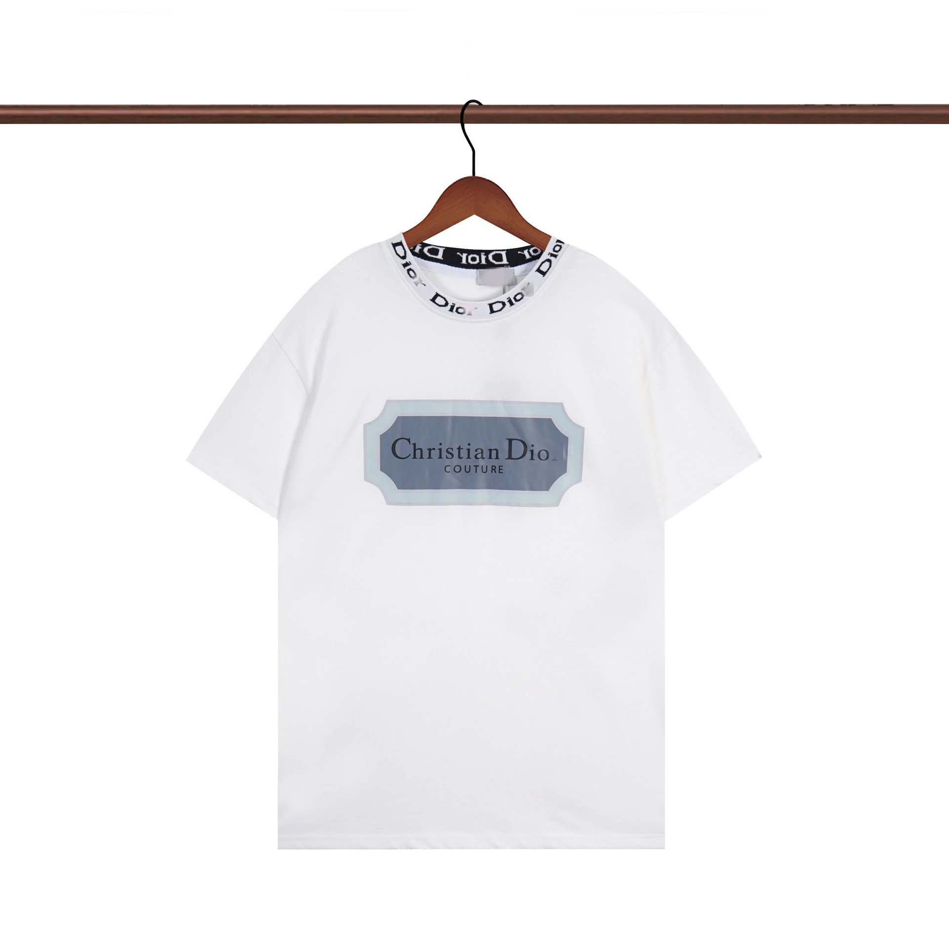 Dior Couture Minimalist Style White Short-sleeve T-shirt