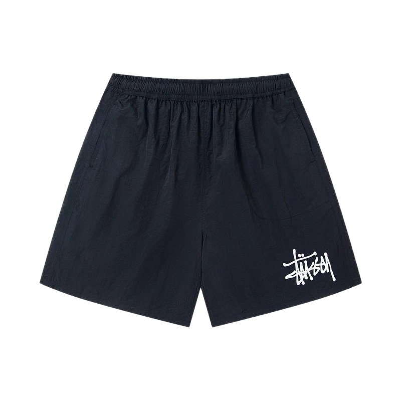 Stussy Classic Graffiti Street Style Black Shorts