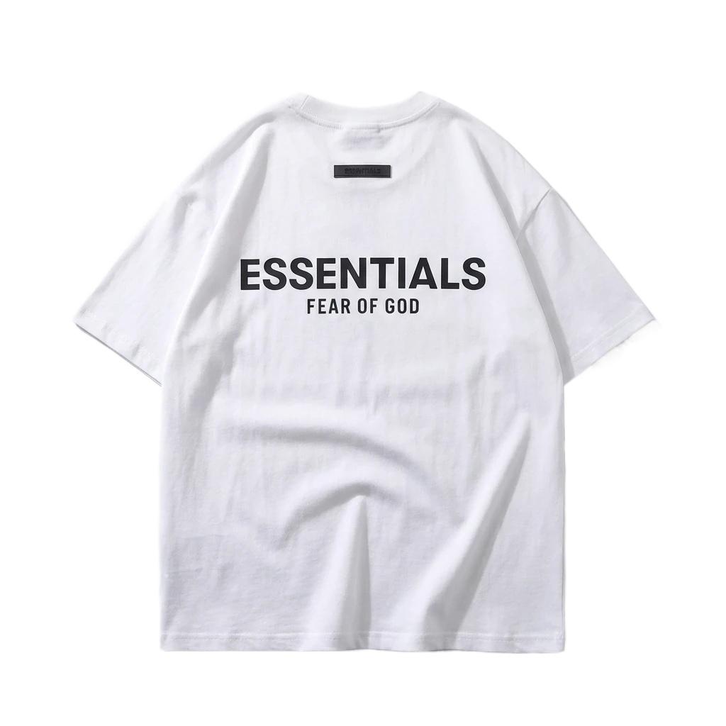 ESSENTIALS minimalist style white T-shirt